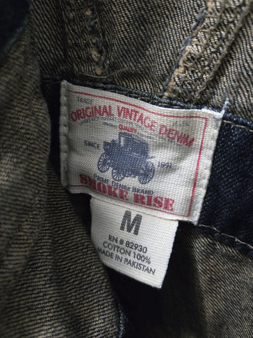 Men's Distressed Denim Overalls